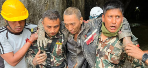 Ten days after the deadly flash flood, a Chinese man was pulled alive from a tunnel in Nepal